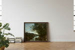 Framed room mockup - leaning