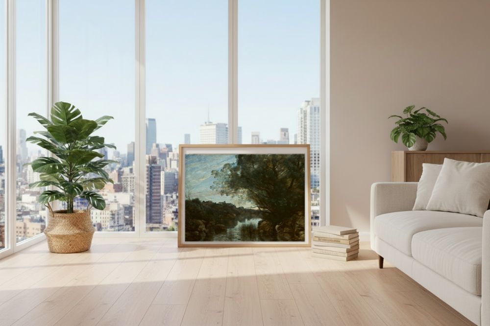 Framed room mockup - loft