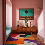 Spectrum Shapes Hand Tufted Rug Runner 3 x 8' - MAIA HOMES