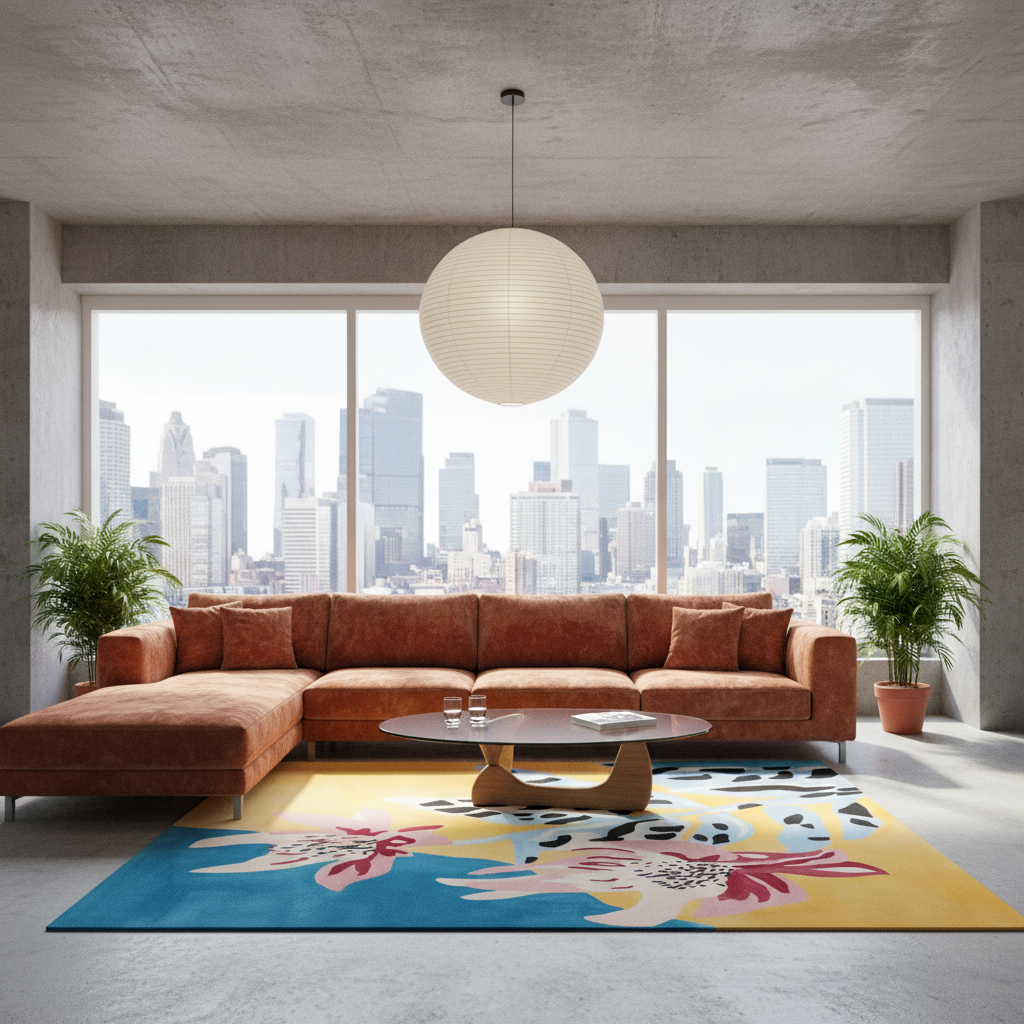 Spotted Petal Paradise Hand Tufted Rug