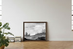 Framed room mockup - leaning