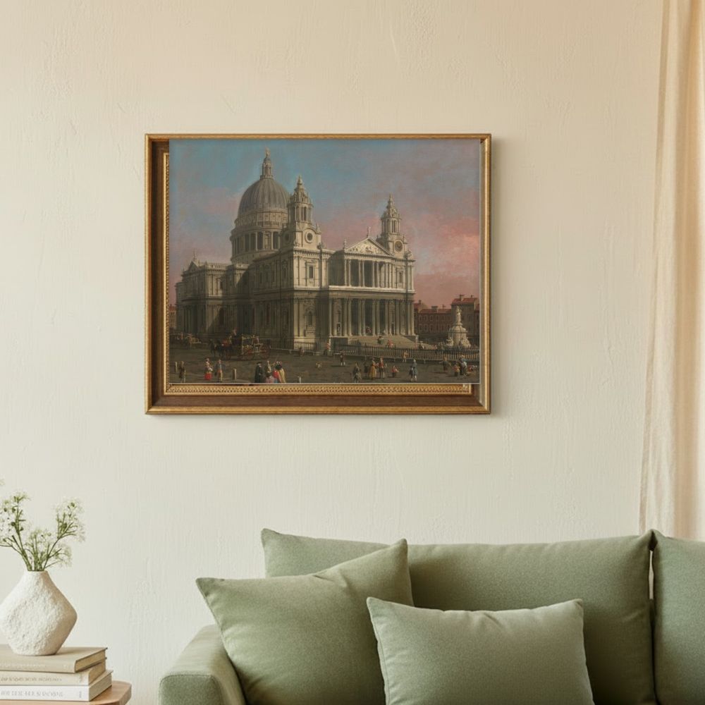 Framed room mockup - sage