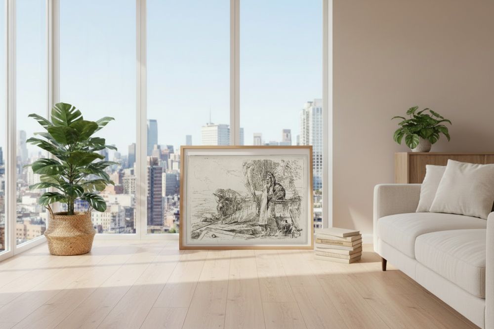 Framed room mockup - loft