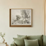 Framed room mockup - sage