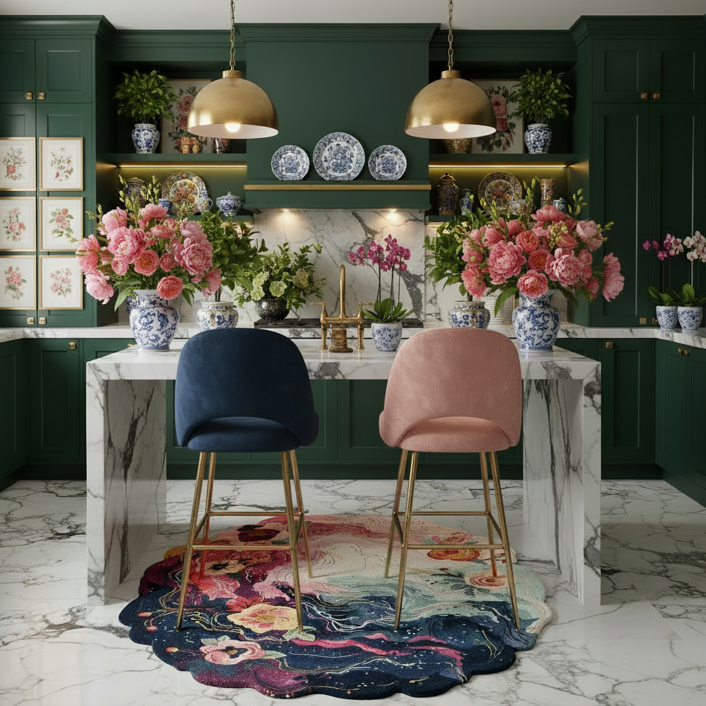 Starlit Garden Hand Tufted Wool Rug