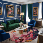 Starlit Garden Hand Tufted Wool Rug