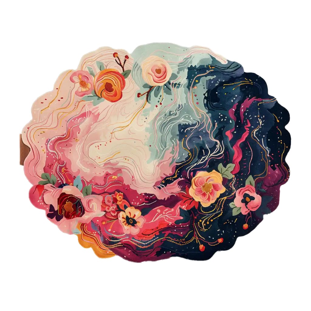 Starlit Garden Hand Tufted Wool Rug