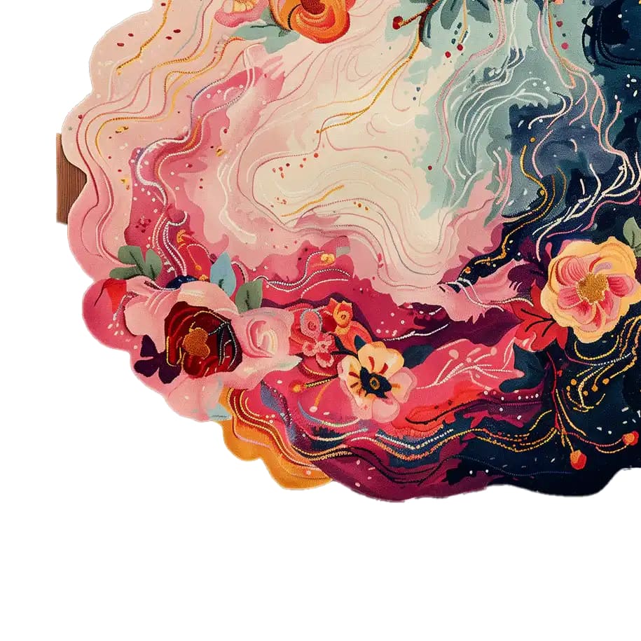 Starlit Garden Hand Tufted Wool Rug