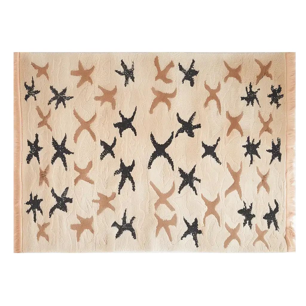 Starry Serenade Knotted Wool Rug
