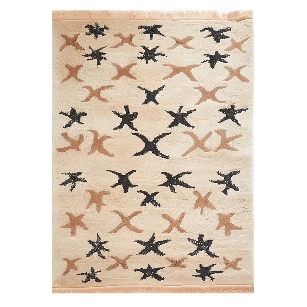 Starry Serenade Knotted Wool Rug
