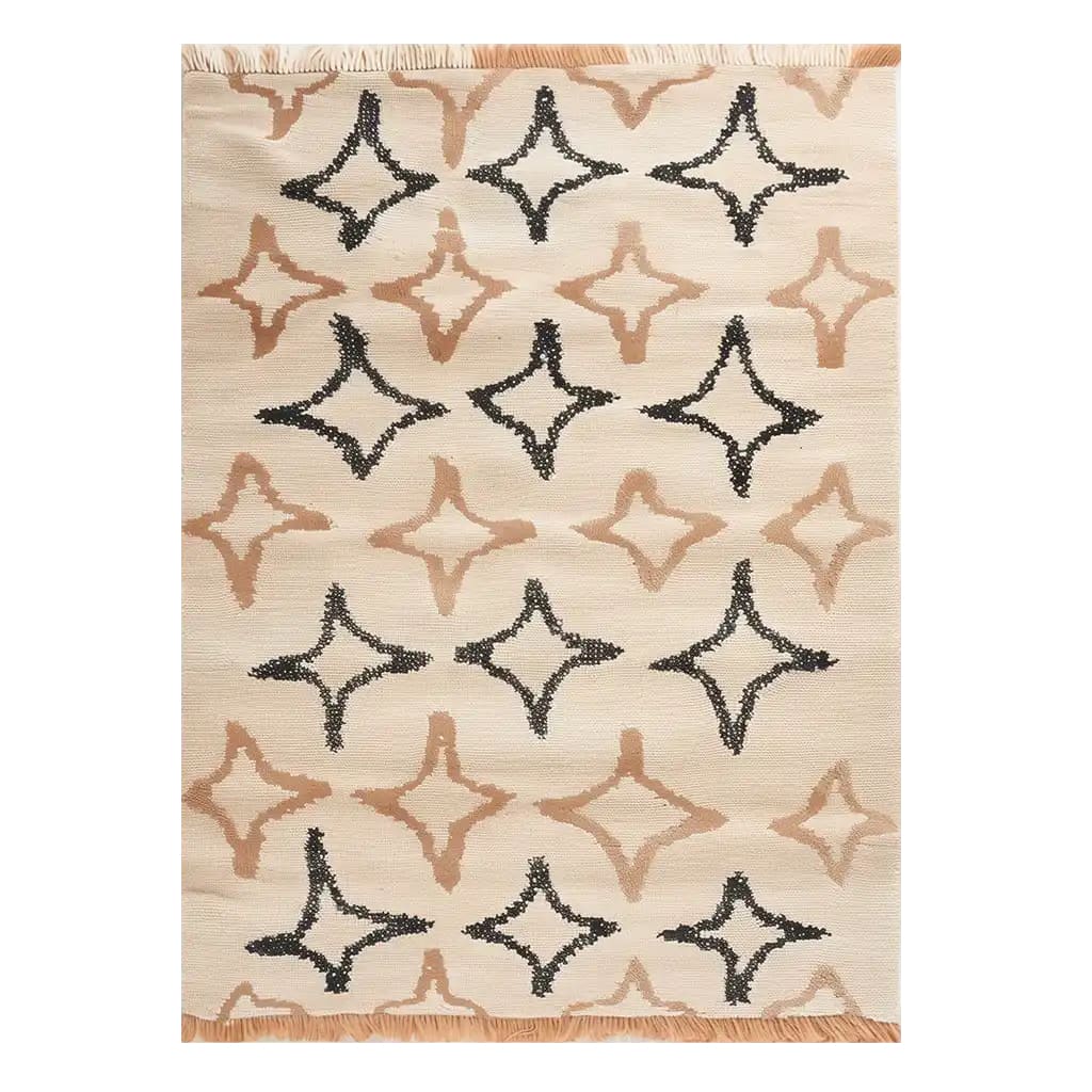 Stellar Serenade Knotted Wool Rug