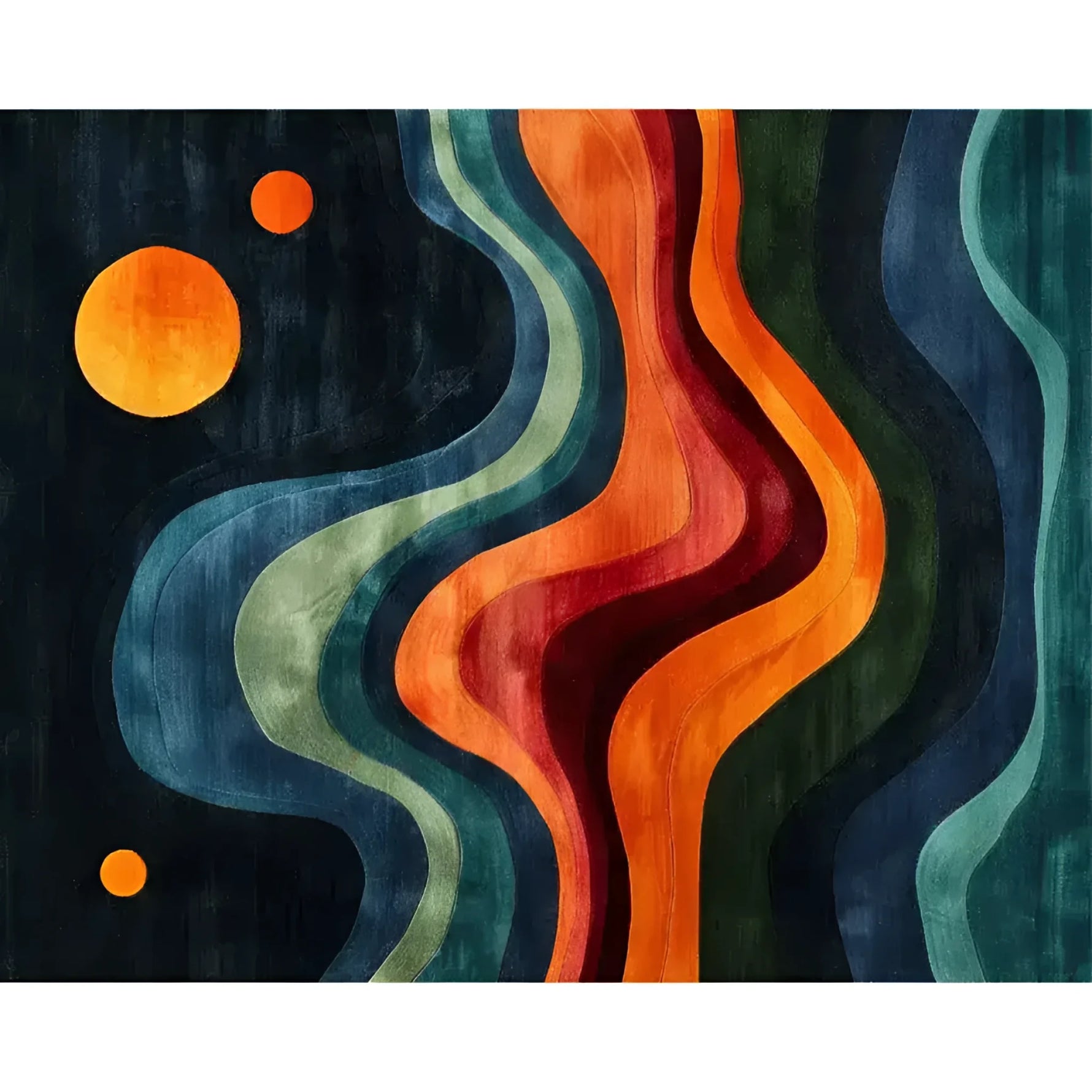 Stellar Stripes Hand Tufted Wool Rug