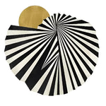 Step onto the Golden Sun Hand Tufted Wool Rug