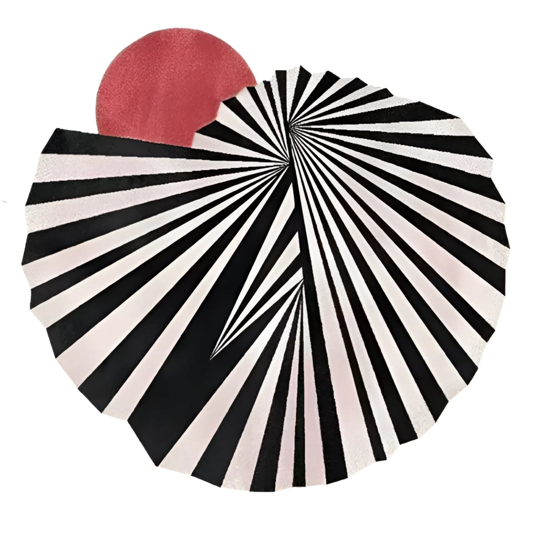 Step onto the Red Sun Hand Tufted Wool Rug