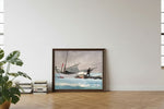 Framed room mockup - leaning