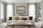 Framed room mockup - gold