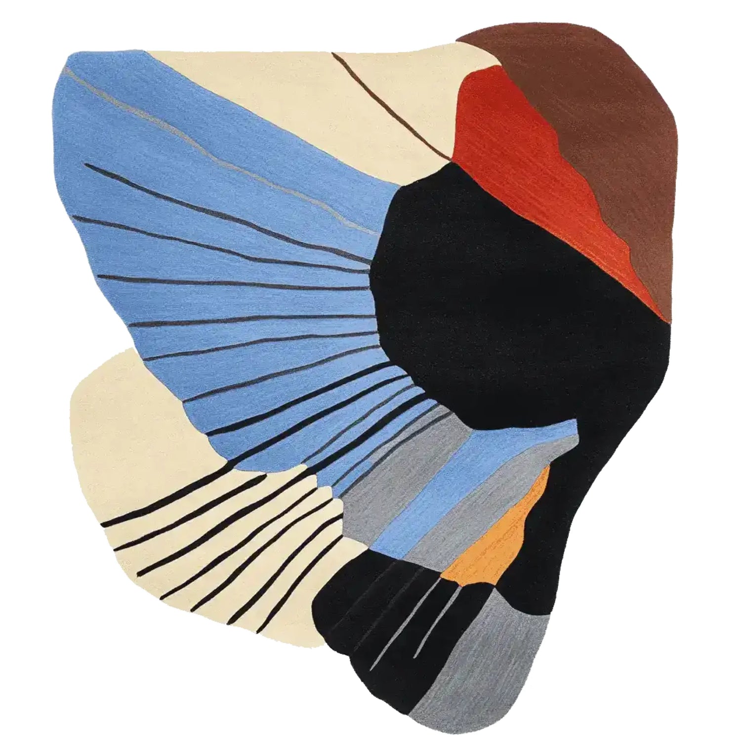 Strata Wing Formation Hand Tufted Rug