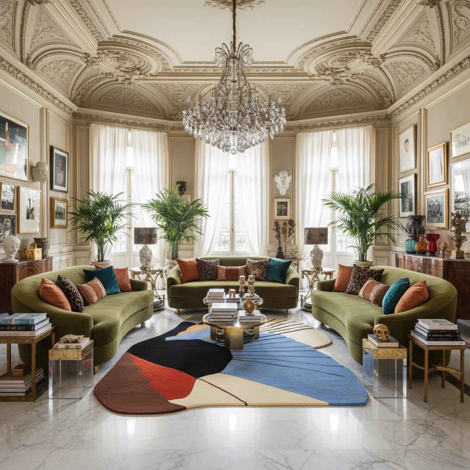 Strata Wing Formation Hand Tufted Rug