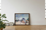 Framed room mockup - leaning