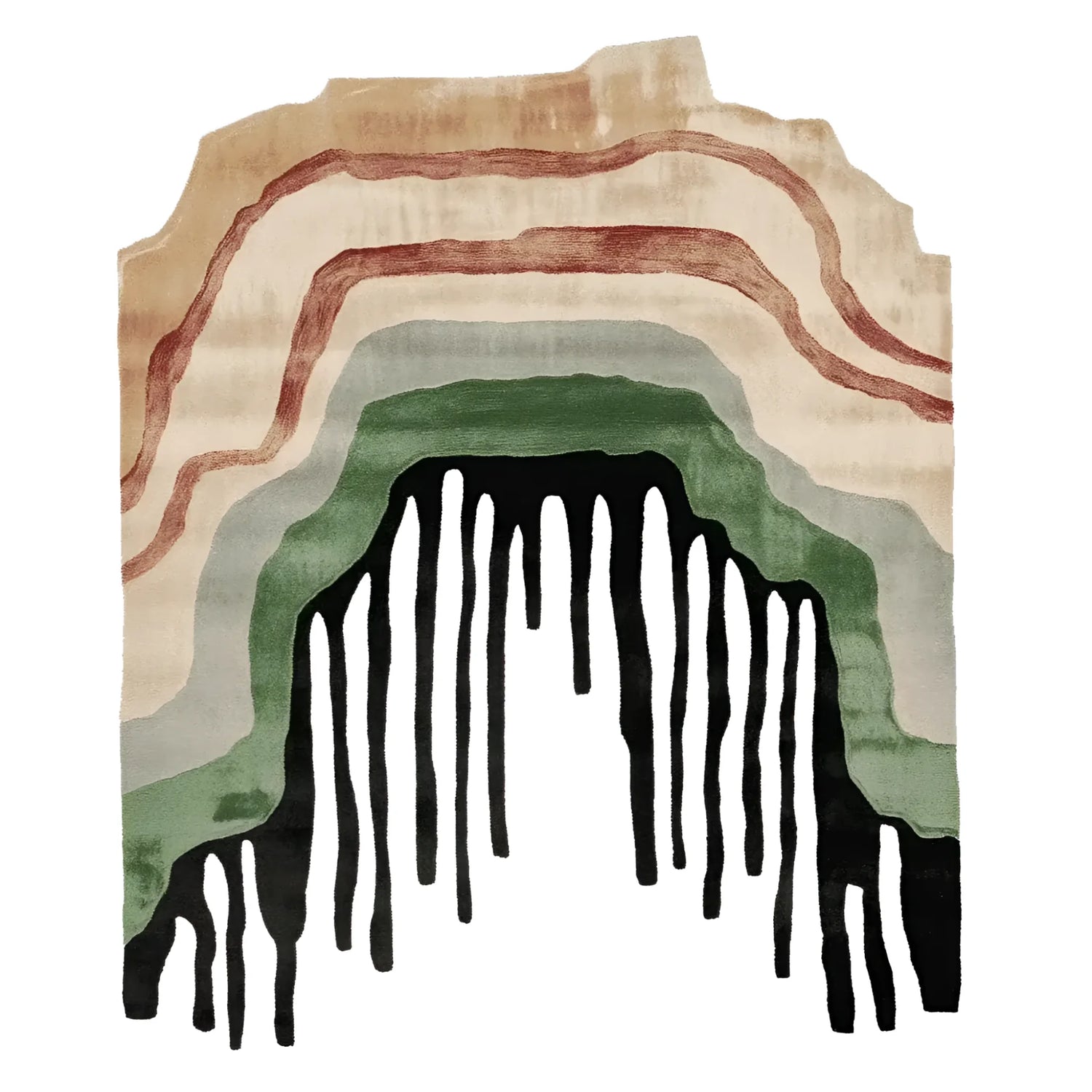 Structure in Collapse Hand Tufted Rug