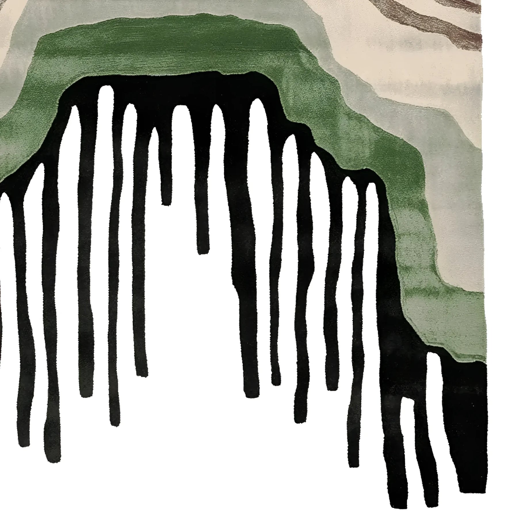 Structure in Collapse Hand Tufted Rug