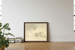 Framed room mockup - leaning