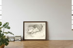 Framed room mockup - leaning