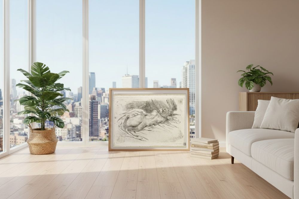 Framed room mockup - loft