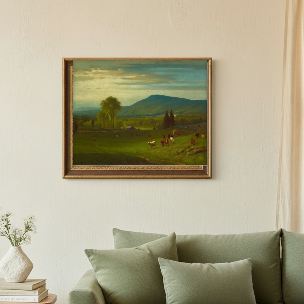 Framed room mockup - sage