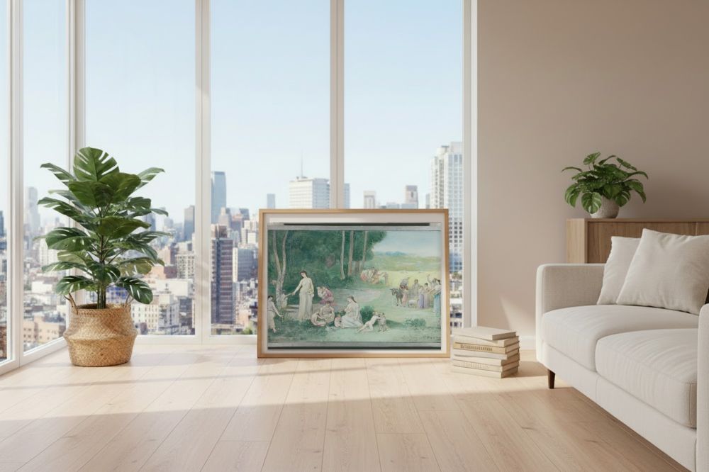 Framed room mockup - loft