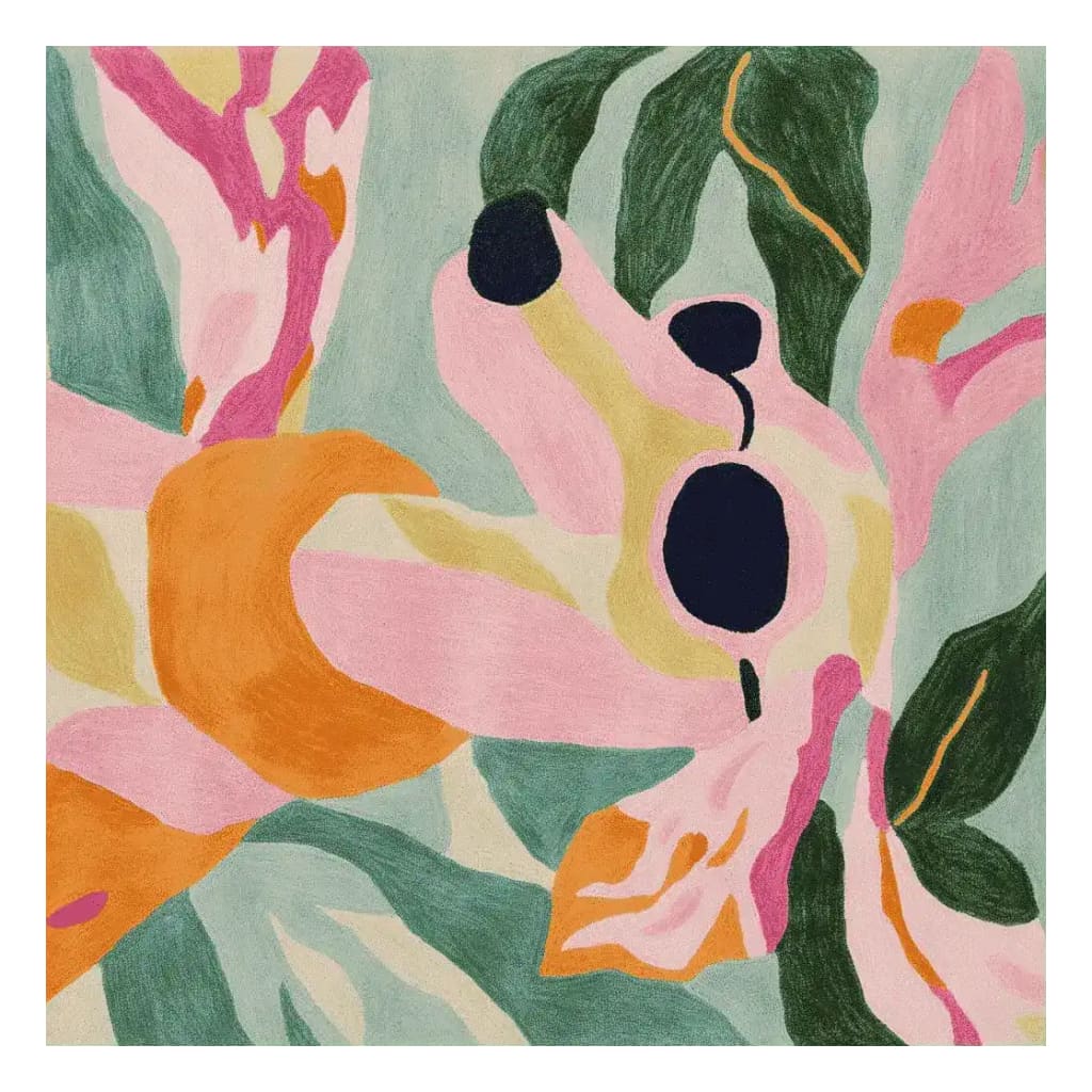 Sunglass Safari Pup Hand Tufted Rug