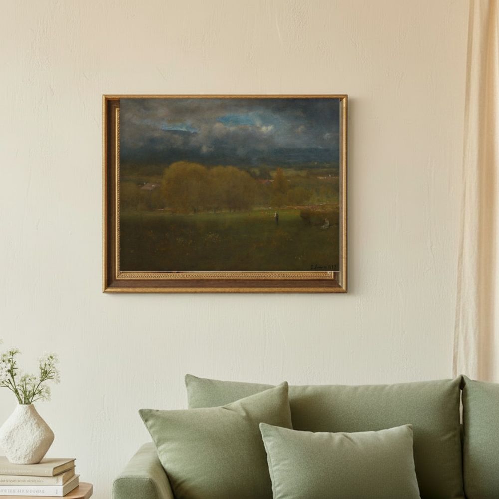 Framed room mockup - sage