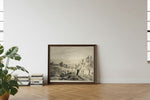 Framed room mockup - leaning