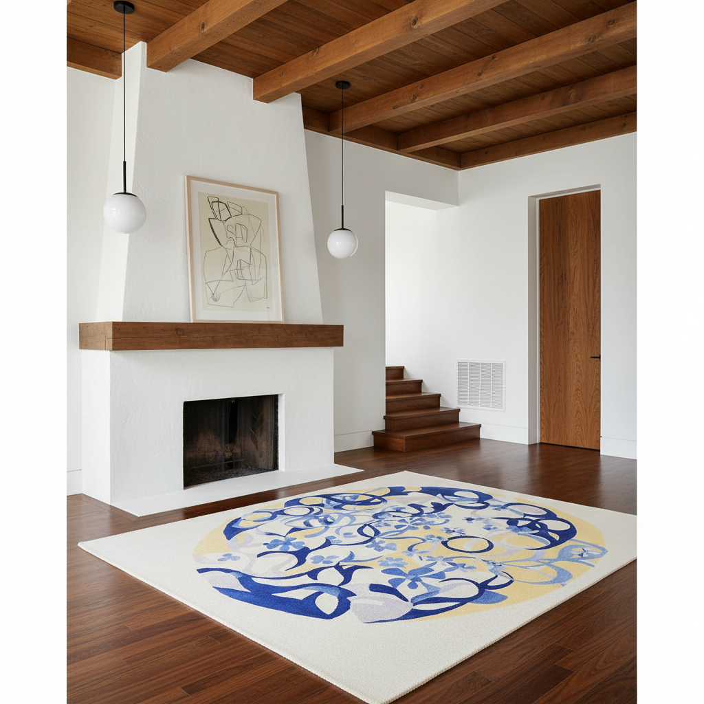 Surreal Garden Vibe Hand Tufted Rug