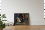Framed room mockup - leaning