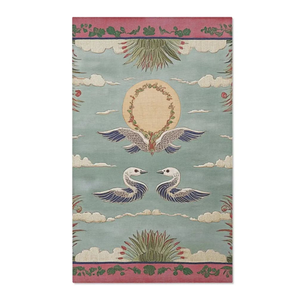 Swan Sky Reverie Accent Rug