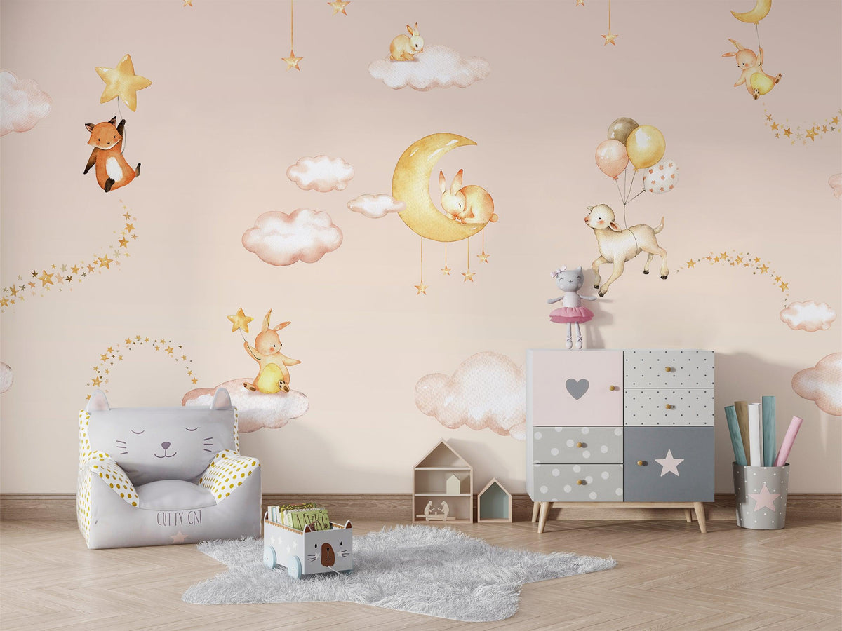 Sweet Dreams - Pink Wallpaper Mural