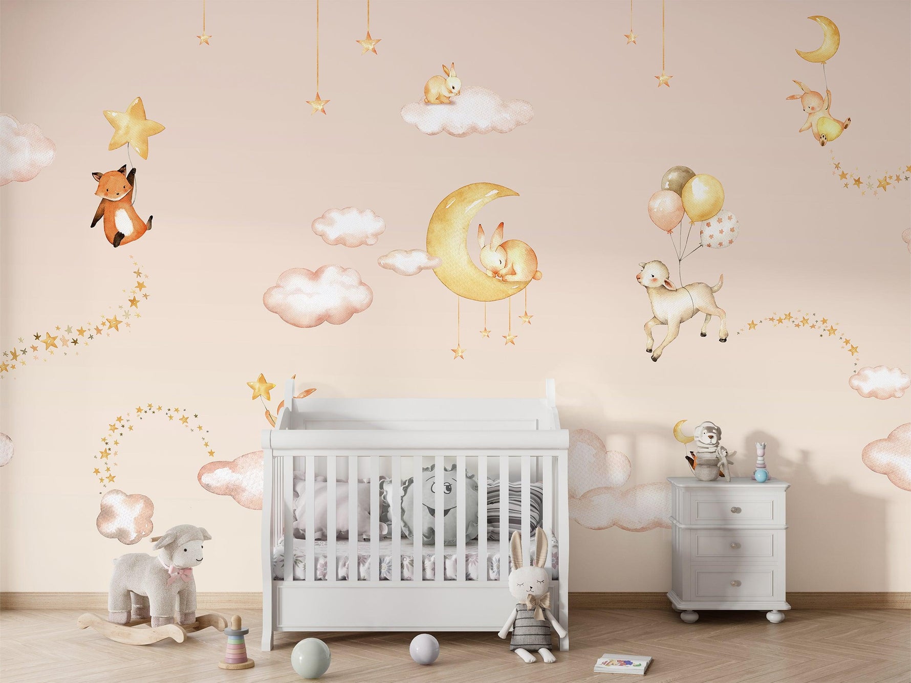 Sweet Dreams - Pink Wallpaper Mural