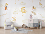 Sweet Dreams - White Wallpaper Mural