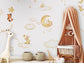 Sweet Dreams - White Wallpaper Mural - MAIA HOMES