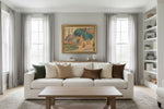 Framed room mockup - gold
