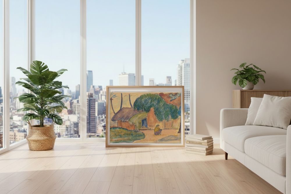 Framed room mockup - loft