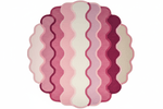 Taj Rainbow Hand Tufted Round Rug - Pink - MAIA HOMES