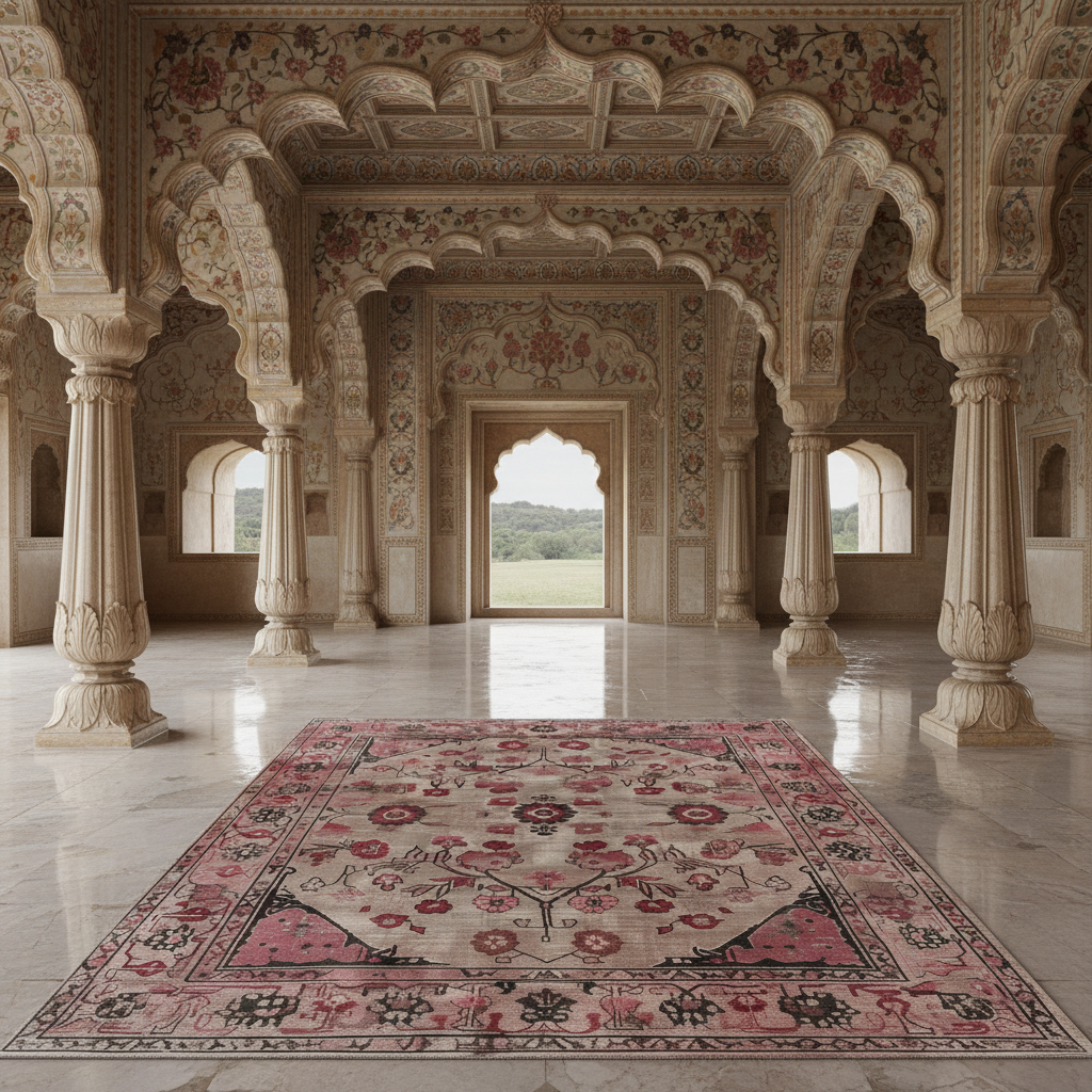 Alfombra de lana anudada Cuentos de Persia