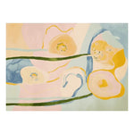 This stunning area rug features an abstract design with pastel hues of yellow, blue, and pink, perfect for contemporary living rooms. The Tangled Nature Rhythm Hand Tufted Rug is crafted from high-quality wool, making it a luxurious choice for large living room rugs. Its unique pattern adds a modern touch, ideal for those seeking stylish rugs for living room spaces.