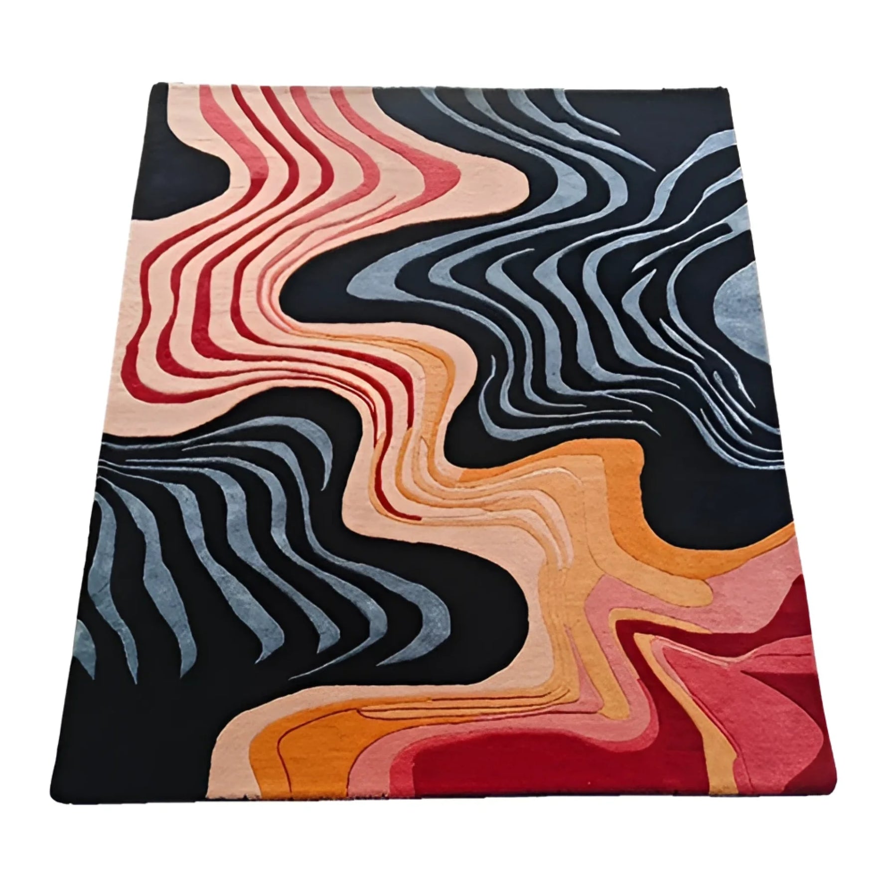 Terracotta Tide Hand Tufted Rug 