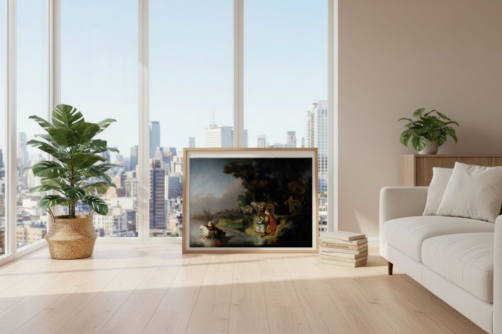 Framed room mockup - loft