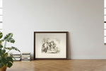 Framed room mockup - leaning