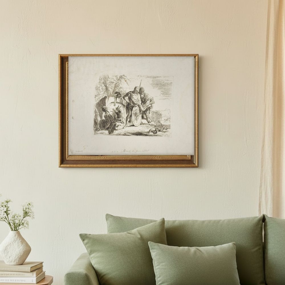 Framed room mockup - sage