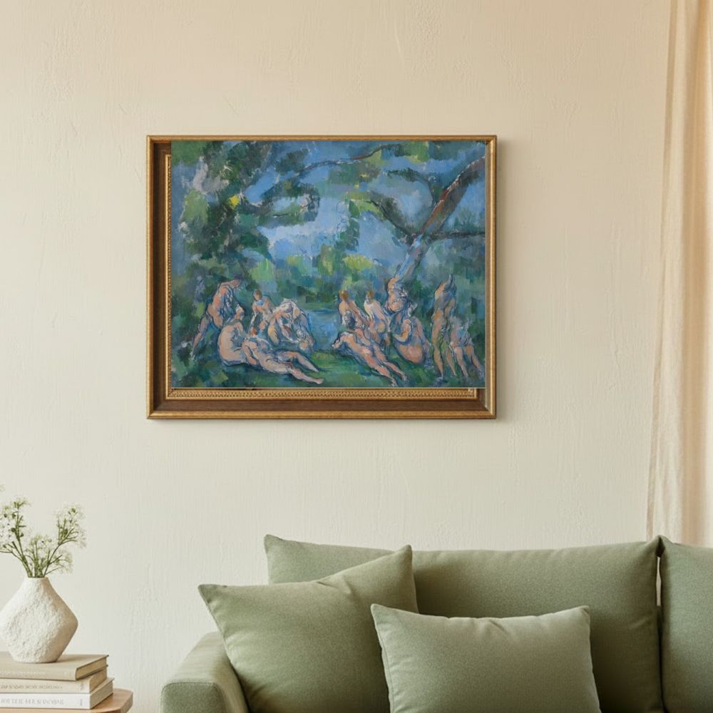 Framed room mockup - sage